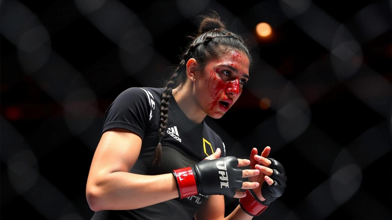 Impactante Lesión de Irene Aldana en Combate de UFC 306