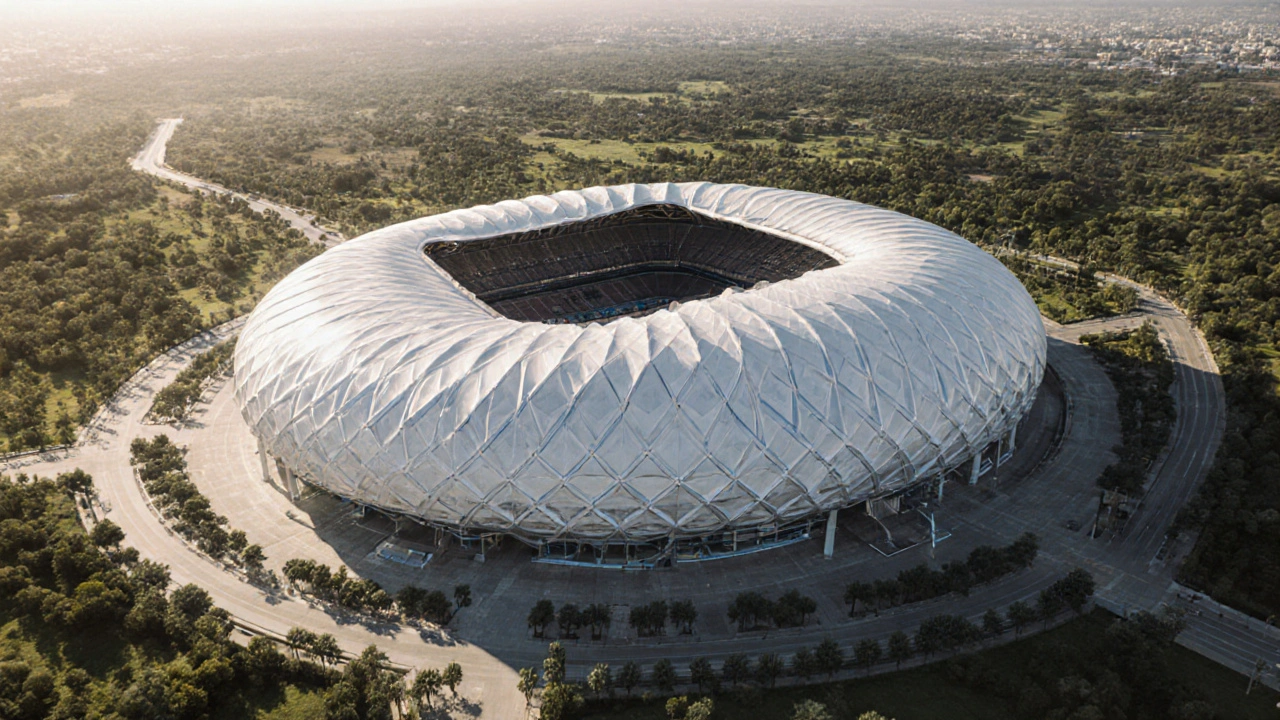 Gran Estadio Hassan II, la nueva joya futbolística marroquí diseñada para la final del Mundial 2030