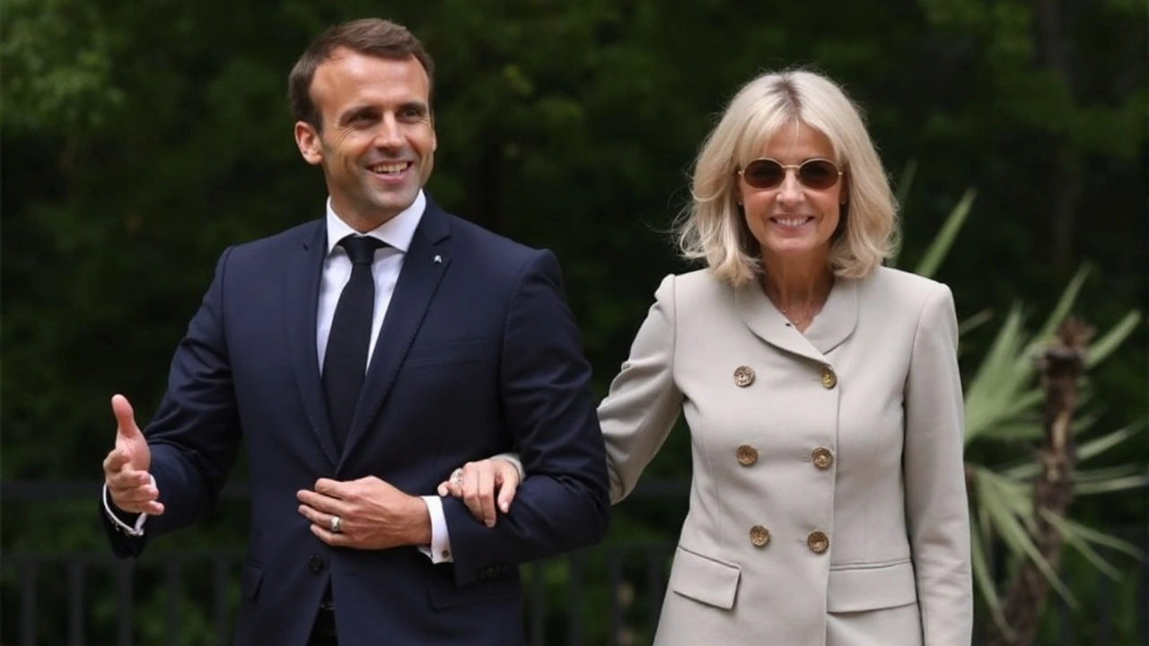 La reacción oficial y la versión de los Macron